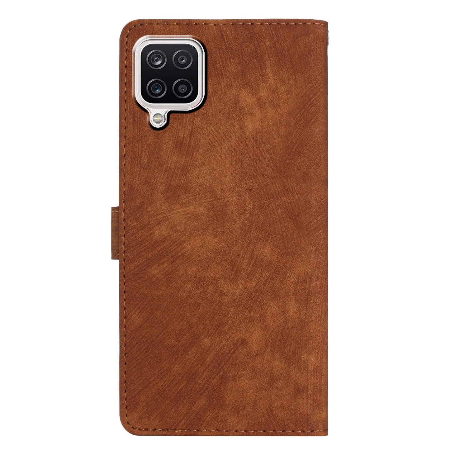 For Samsung Galaxy A22 4G (EU Version) PU Leather Wallet Protective Shell Skin-touch Flip Stand Phone Case