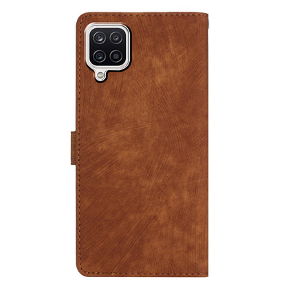 For Samsung Galaxy A22 4G (EU Version) PU Leather Wallet Protective Shell Skin-touch Flip Stand Phone Case