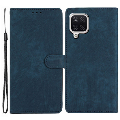 For Samsung Galaxy A22 4G (EU Version) PU Leather Wallet Protective Shell Skin-touch Flip Stand Phone Case