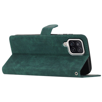 For Samsung Galaxy A22 4G (EU Version) PU Leather Wallet Protective Shell Skin-touch Flip Stand Phone Case