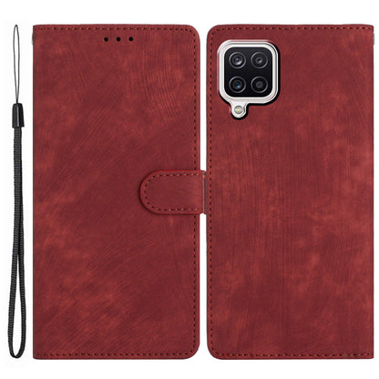 For Samsung Galaxy A22 4G (EU Version) PU Leather Wallet Protective Shell Skin-touch Flip Stand Phone Case