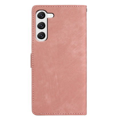 For Samsung Galaxy S23+ Leather Wallet Shell Solid Color Skin-touch Folding Stand Phone Case