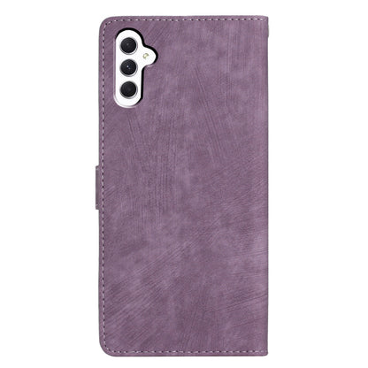 For Samsung Galaxy A34 5G Full Protection Cover Skin-touch Stand Leather Wallet Phone Case