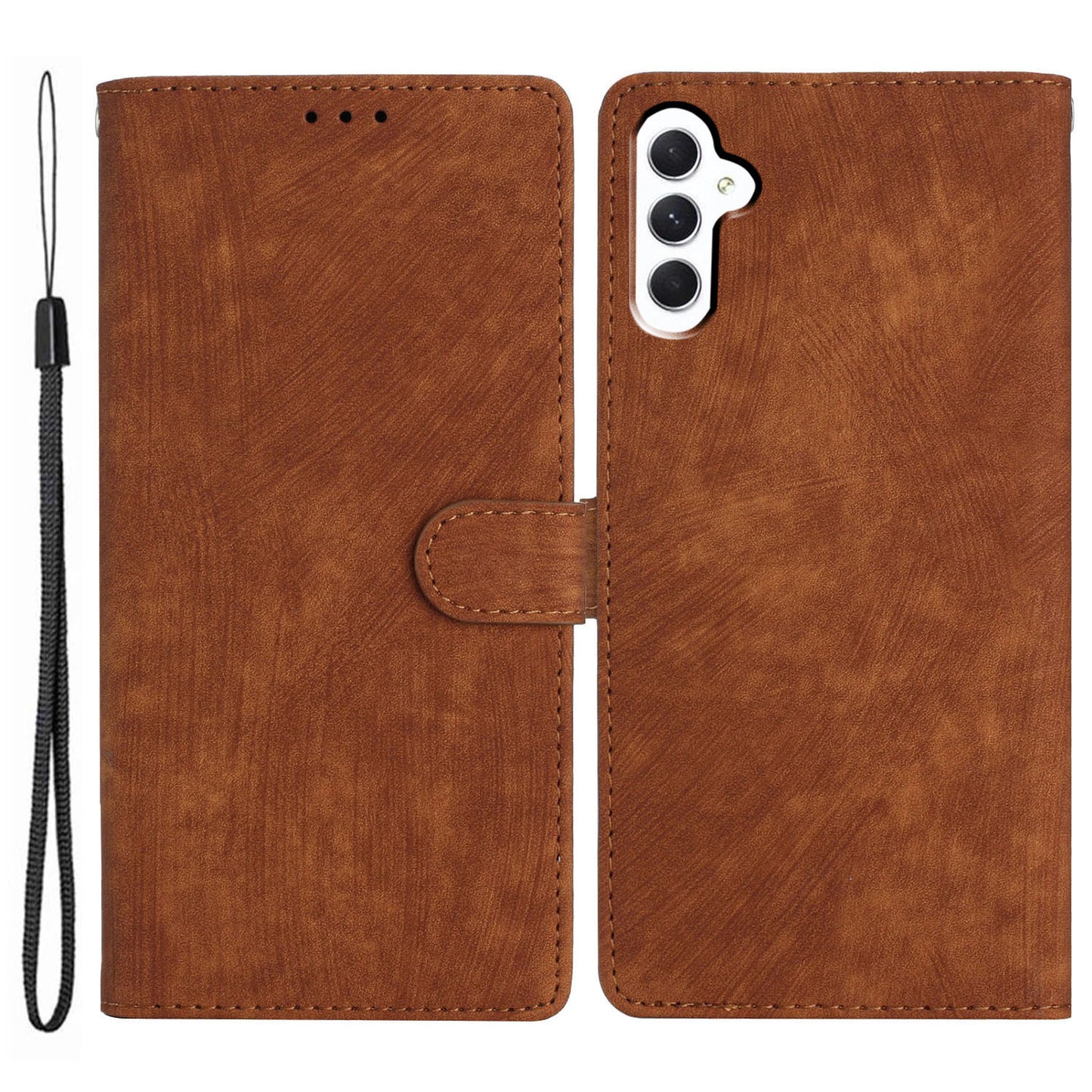 For Samsung Galaxy A54 5G PU Leather Protective Shell Skin-touch Flip Stand Wallet Mobile Case