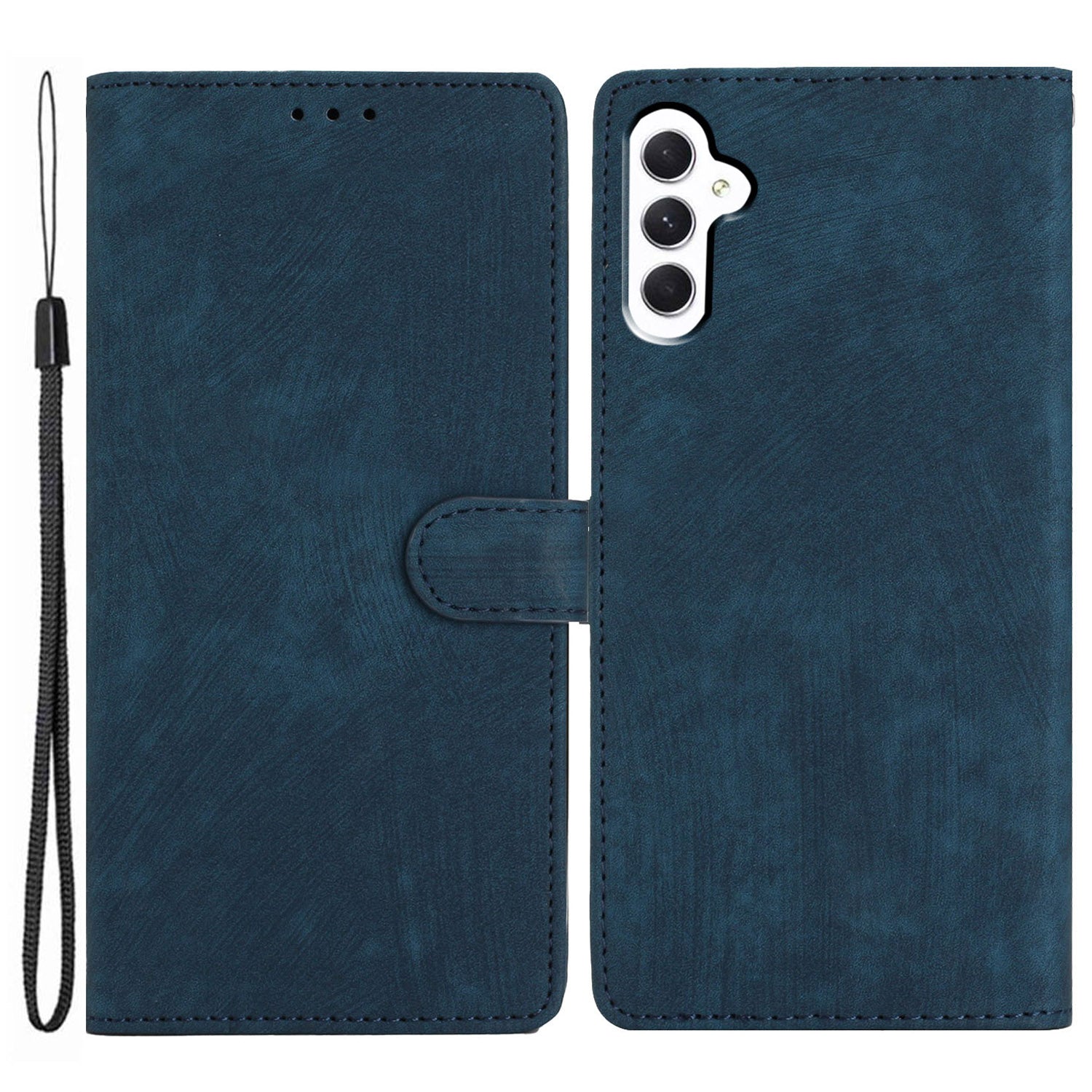 For Samsung Galaxy A54 5G PU Leather Protective Shell Skin-touch Flip Stand Wallet Mobile Case