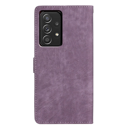 For Samsung Galaxy A53 5G Skin-touch PU Leather Wallet Stand Phone Case Full Protection Shell