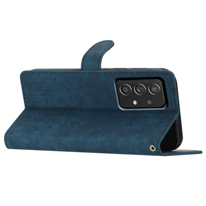 For Samsung Galaxy A53 5G Skin-touch PU Leather Wallet Stand Phone Case Full Protection Shell