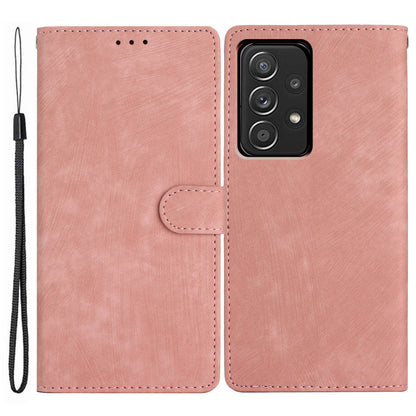 For Samsung Galaxy A53 5G Skin-touch PU Leather Wallet Stand Phone Case Full Protection Shell