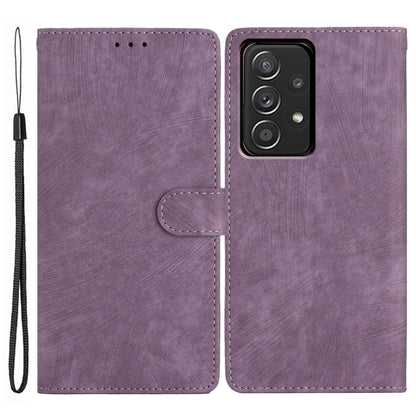 For Samsung Galaxy A33 5G Skin-touch PU Leather Phone Case Flip Stand Wallet Cover