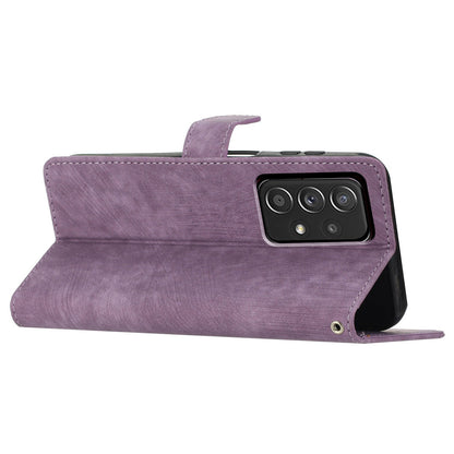 For Samsung Galaxy A33 5G Skin-touch PU Leather Phone Case Flip Stand Wallet Cover