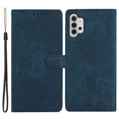 For Samsung Galaxy A32 5G / M32 5G PU Leather Wallet Mobile Case Skin-touch Anti-drop Shell with Stand