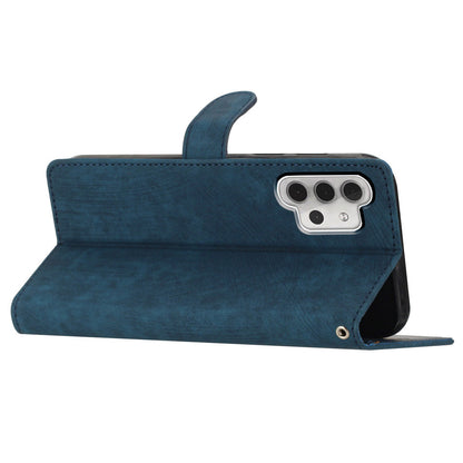 For Samsung Galaxy A32 5G / M32 5G PU Leather Wallet Mobile Case Skin-touch Anti-drop Shell with Stand