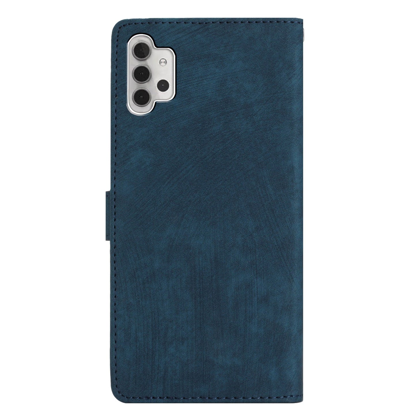 For Samsung Galaxy A32 5G / M32 5G PU Leather Wallet Mobile Case Skin-touch Anti-drop Shell with Stand