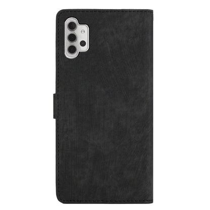 For Samsung Galaxy A32 5G / M32 5G PU Leather Wallet Mobile Case Skin-touch Anti-drop Shell with Stand