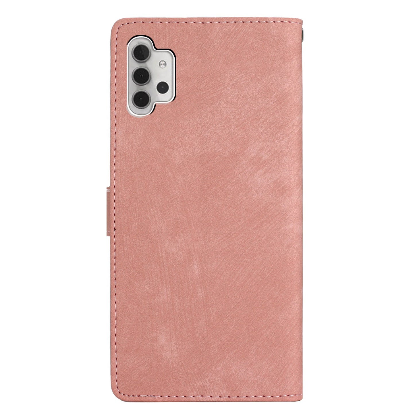 For Samsung Galaxy A32 5G / M32 5G PU Leather Wallet Mobile Case Skin-touch Anti-drop Shell with Stand