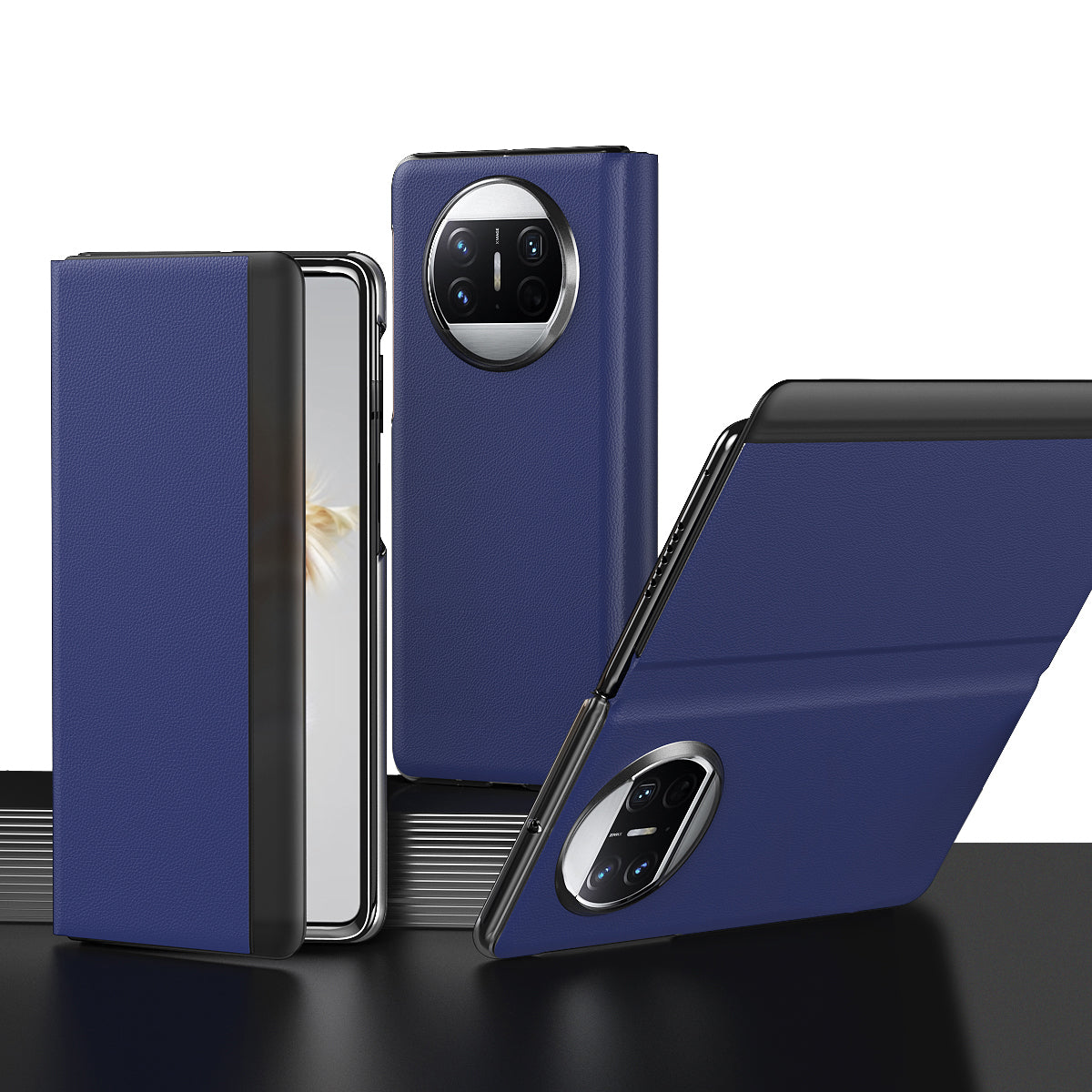 For Huawei Mate X3 5G Full Protection Cell Phone Case PU Leather+PC Phone Cover