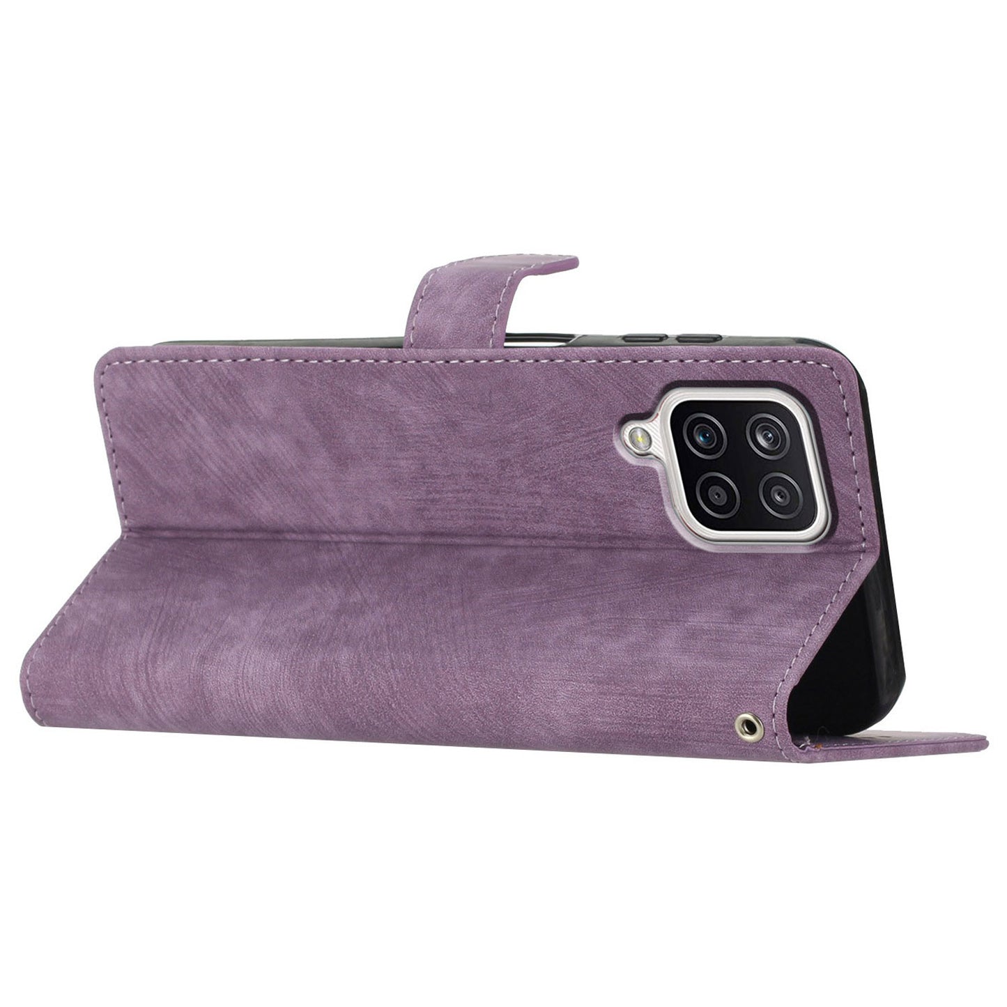 Phone Case for Samsung Galaxy A42 5G , Skin-touch Leather Wallet Stand Full Protection Cover