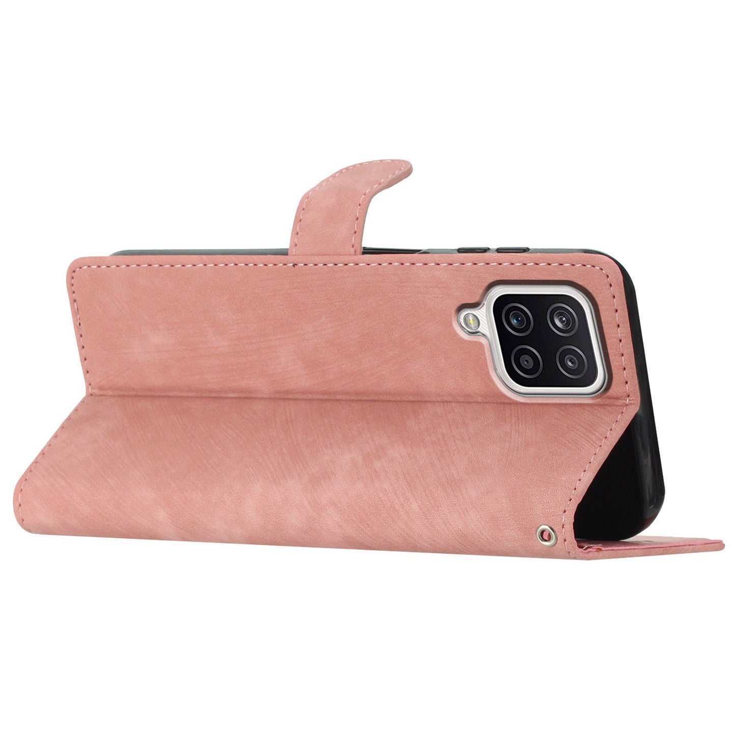 Phone Case for Samsung Galaxy A42 5G , Skin-touch Leather Wallet Stand Full Protection Cover