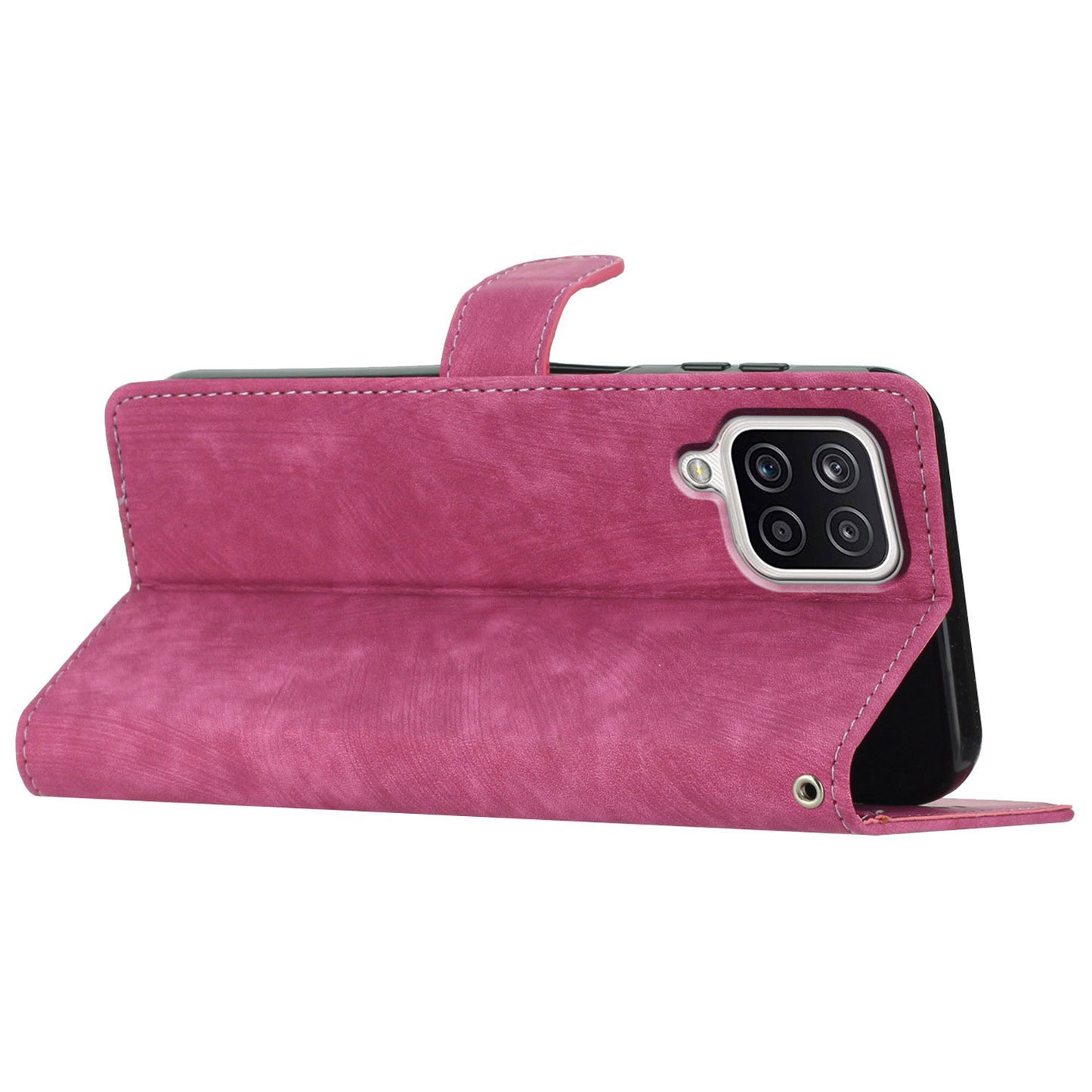 Phone Case for Samsung Galaxy A42 5G , Skin-touch Leather Wallet Stand Full Protection Cover