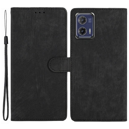 For Motorola Moto G73 5G Anti-Drop PU Leather Wallet Cover Skin-Touch Stand Cell Phone Case