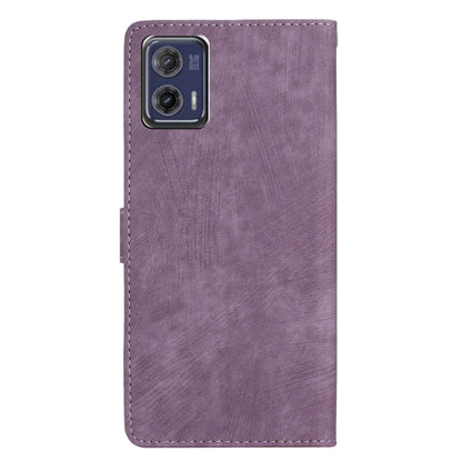 For Motorola Moto G73 5G Anti-Drop PU Leather Wallet Cover Skin-Touch Stand Cell Phone Case