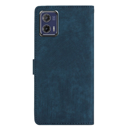 For Motorola Moto G73 5G Anti-Drop PU Leather Wallet Cover Skin-Touch Stand Cell Phone Case