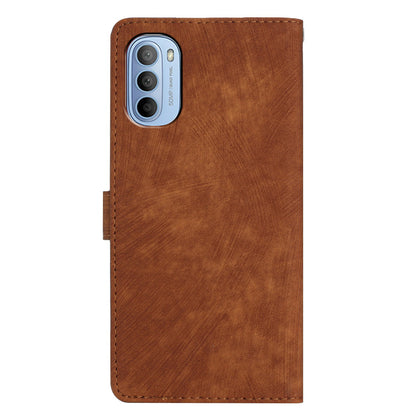 For Motorola Moto G52 4G / G82 5G Skin-touch Leather Wallet Shell Folding Stand Phone Case