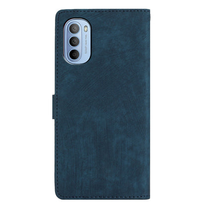 For Motorola Moto G52 4G / G82 5G Skin-touch Leather Wallet Shell Folding Stand Phone Case