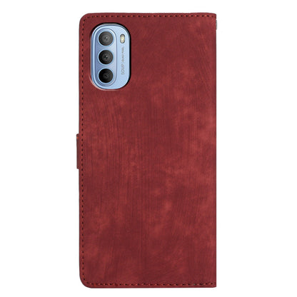 For Motorola Moto G52 4G / G82 5G Skin-touch Leather Wallet Shell Folding Stand Phone Case