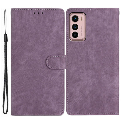 For Motorola Moto G42 4G Anti-Drop PU Leather Cover Skin-Touch Wallet Phone Case with Stand