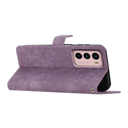 For Motorola Moto G42 4G Anti-Drop PU Leather Cover Skin-Touch Wallet Phone Case with Stand