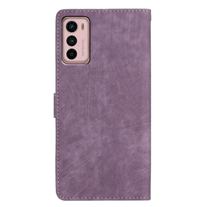 For Motorola Moto G42 4G Anti-Drop PU Leather Cover Skin-Touch Wallet Phone Case with Stand
