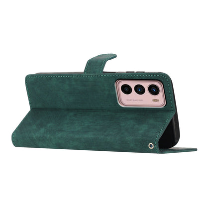 For Motorola Moto G42 4G Anti-Drop PU Leather Cover Skin-Touch Wallet Phone Case with Stand