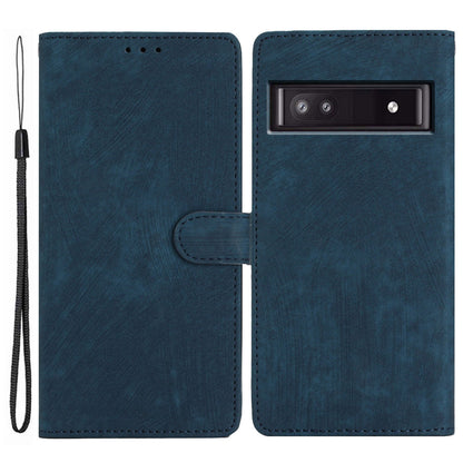 For Google Pixel 7a Wallet Phone Case Anti-Scratch PU Leather Cover Skin-Touch Stand Cell Phone Shell