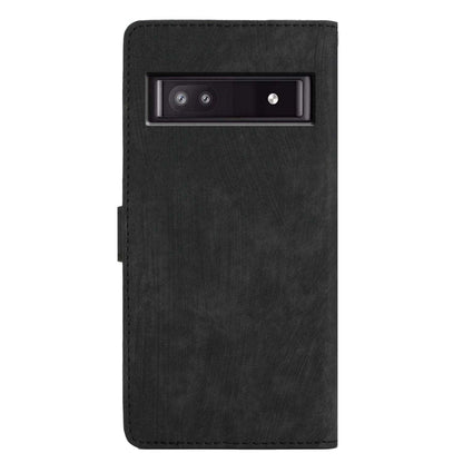 For Google Pixel 7a Wallet Phone Case Anti-Scratch PU Leather Cover Skin-Touch Stand Cell Phone Shell