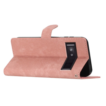 For Google Pixel 7a Wallet Phone Case Anti-Scratch PU Leather Cover Skin-Touch Stand Cell Phone Shell