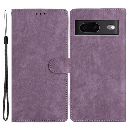 For Google Pixel 7 5G Phone Case Shockproof PU Leather Flip Cover Skin-Touch Wallet Phone Shell