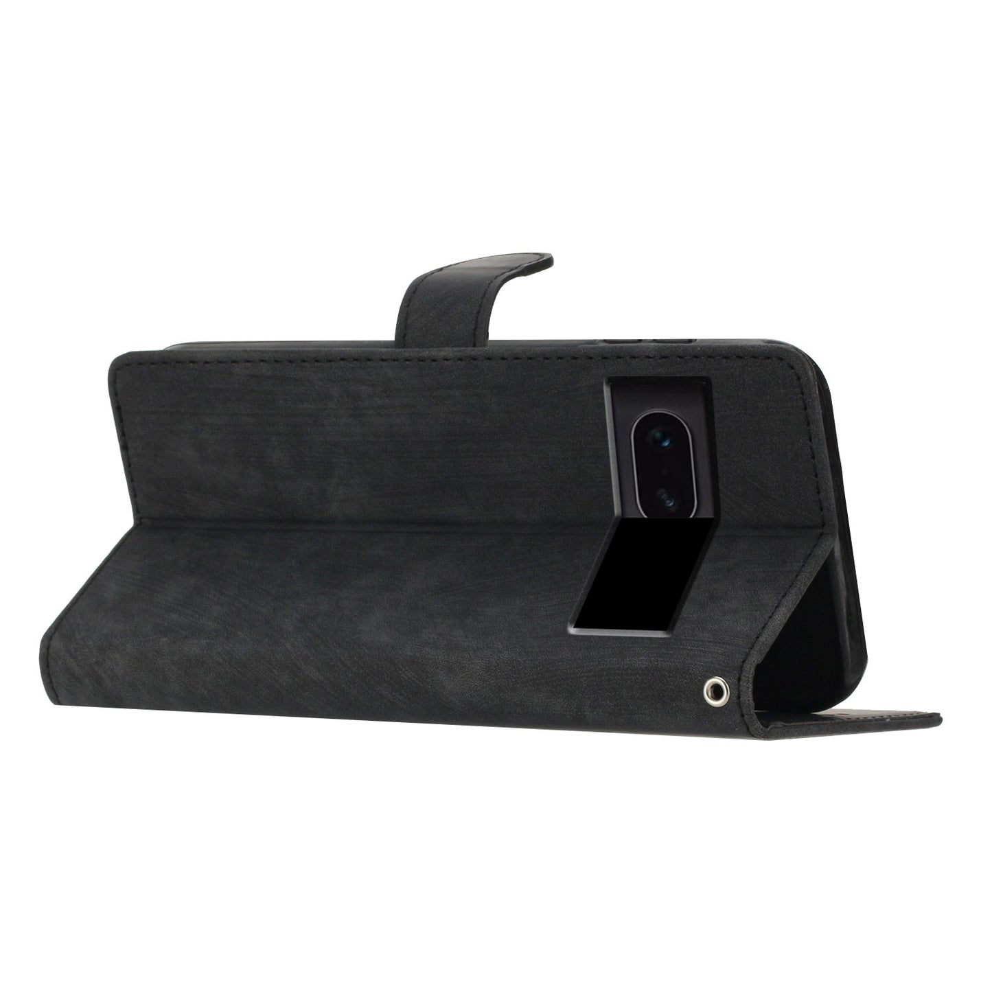 For Google Pixel 7 5G Phone Case Shockproof PU Leather Flip Cover Skin-Touch Wallet Phone Shell