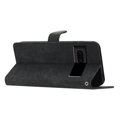 For Google Pixel 7 5G Phone Case Shockproof PU Leather Flip Cover Skin-Touch Wallet Phone Shell