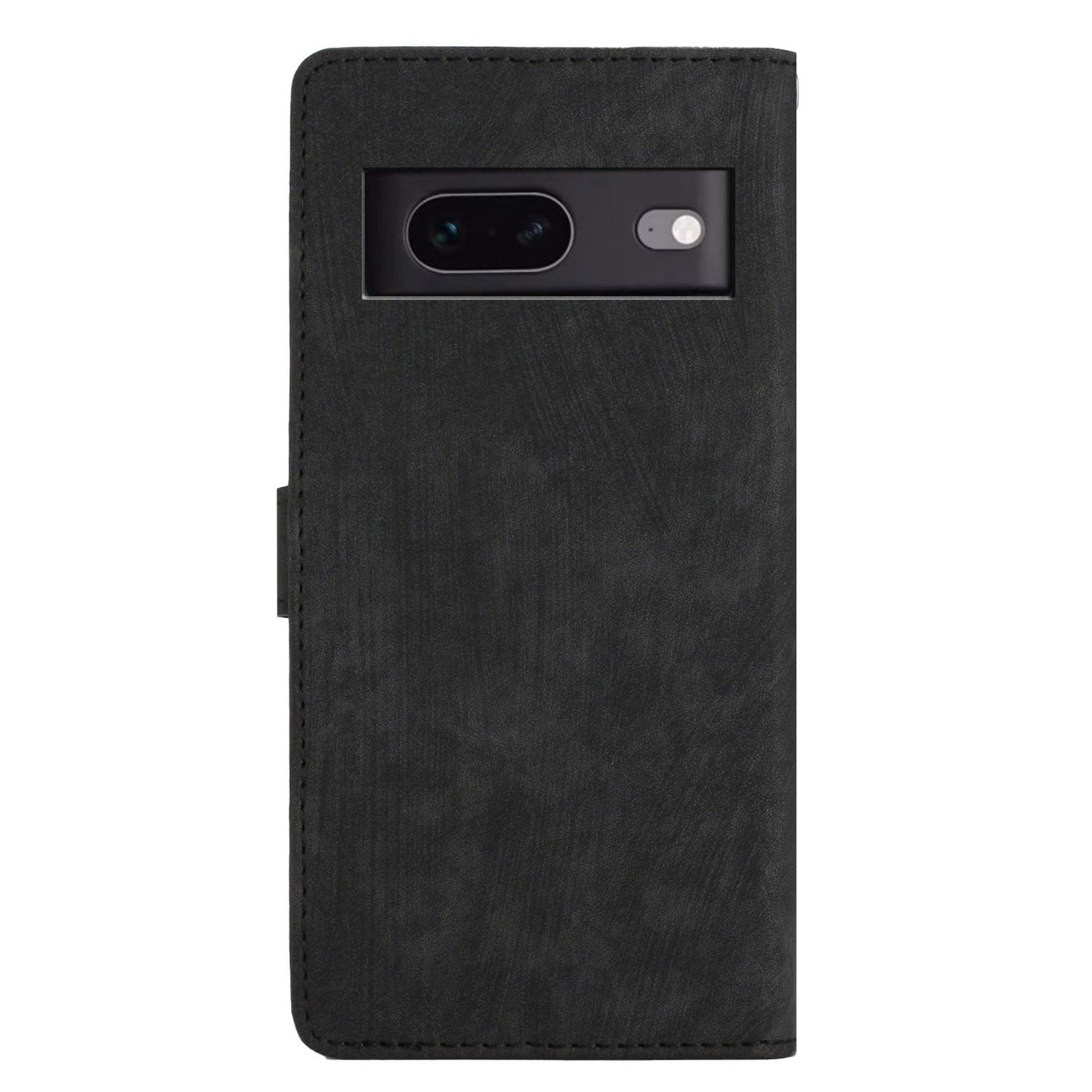 For Google Pixel 7 5G Phone Case Shockproof PU Leather Flip Cover Skin-Touch Wallet Phone Shell