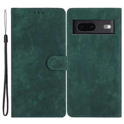 For Google Pixel 7 5G Phone Case Shockproof PU Leather Flip Cover Skin-Touch Wallet Phone Shell