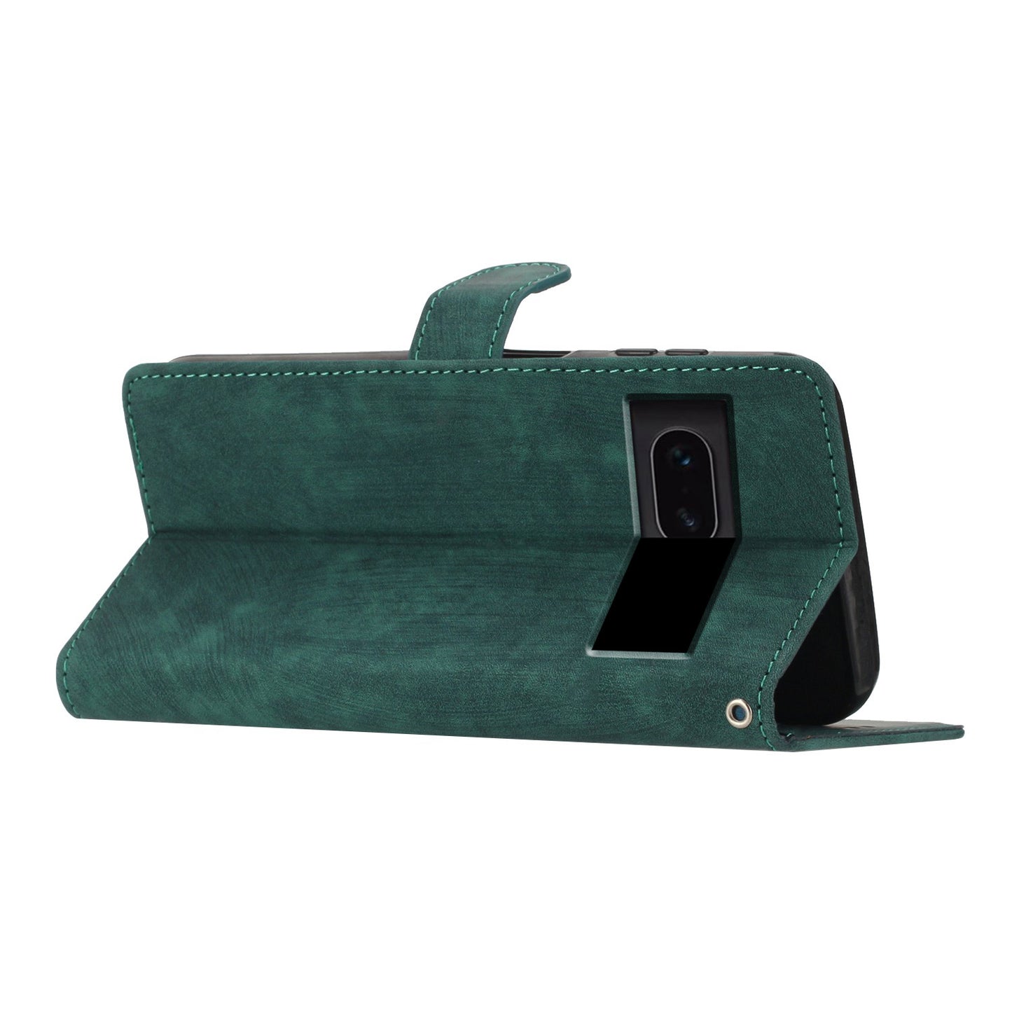 For Google Pixel 7 5G Phone Case Shockproof PU Leather Flip Cover Skin-Touch Wallet Phone Shell