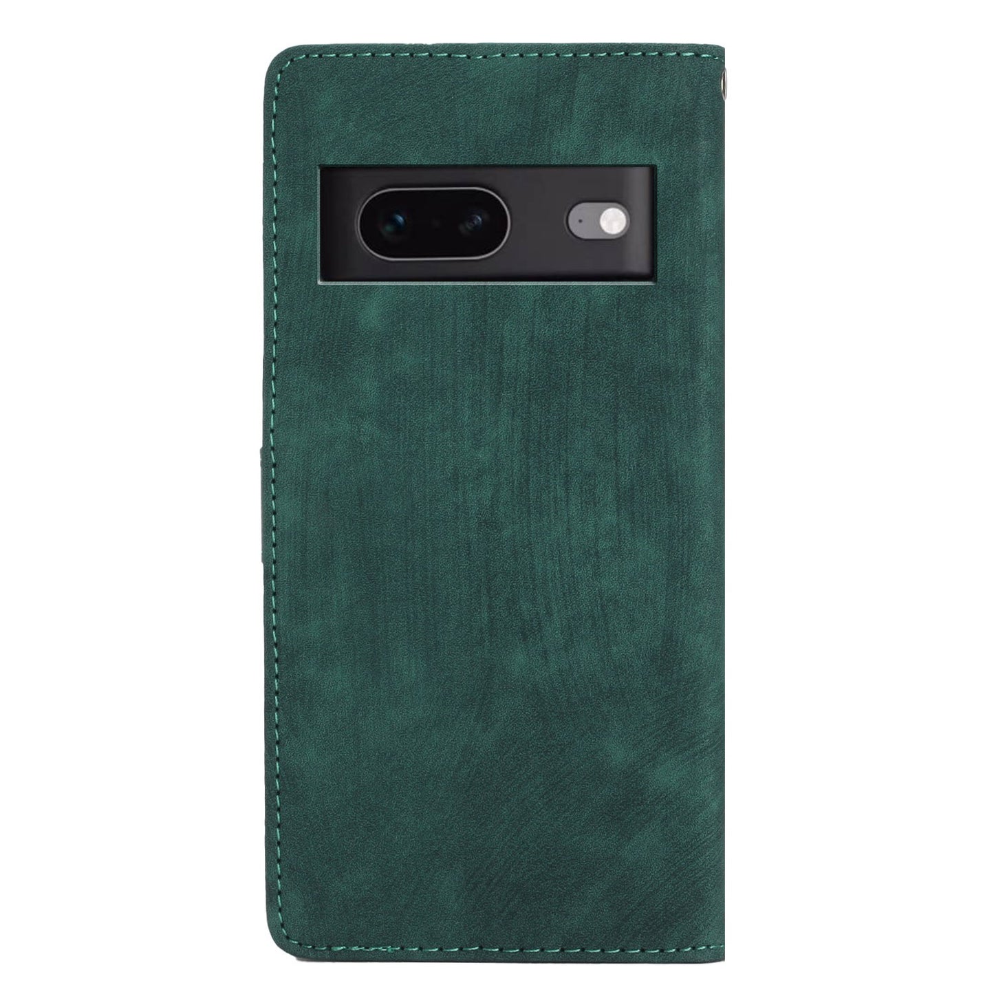 For Google Pixel 7 5G Phone Case Shockproof PU Leather Flip Cover Skin-Touch Wallet Phone Shell