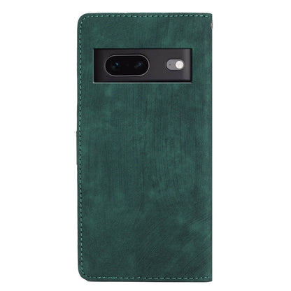 For Google Pixel 7 5G Phone Case Shockproof PU Leather Flip Cover Skin-Touch Wallet Phone Shell