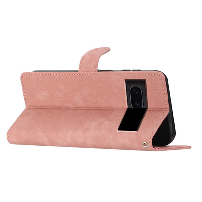 For Google Pixel 7 5G Phone Case Shockproof PU Leather Flip Cover Skin-Touch Wallet Phone Shell