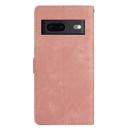 For Google Pixel 7 5G Phone Case Shockproof PU Leather Flip Cover Skin-Touch Wallet Phone Shell