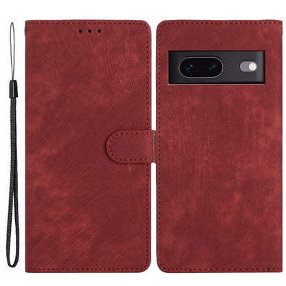 For Google Pixel 7 5G Phone Case Shockproof PU Leather Flip Cover Skin-Touch Wallet Phone Shell