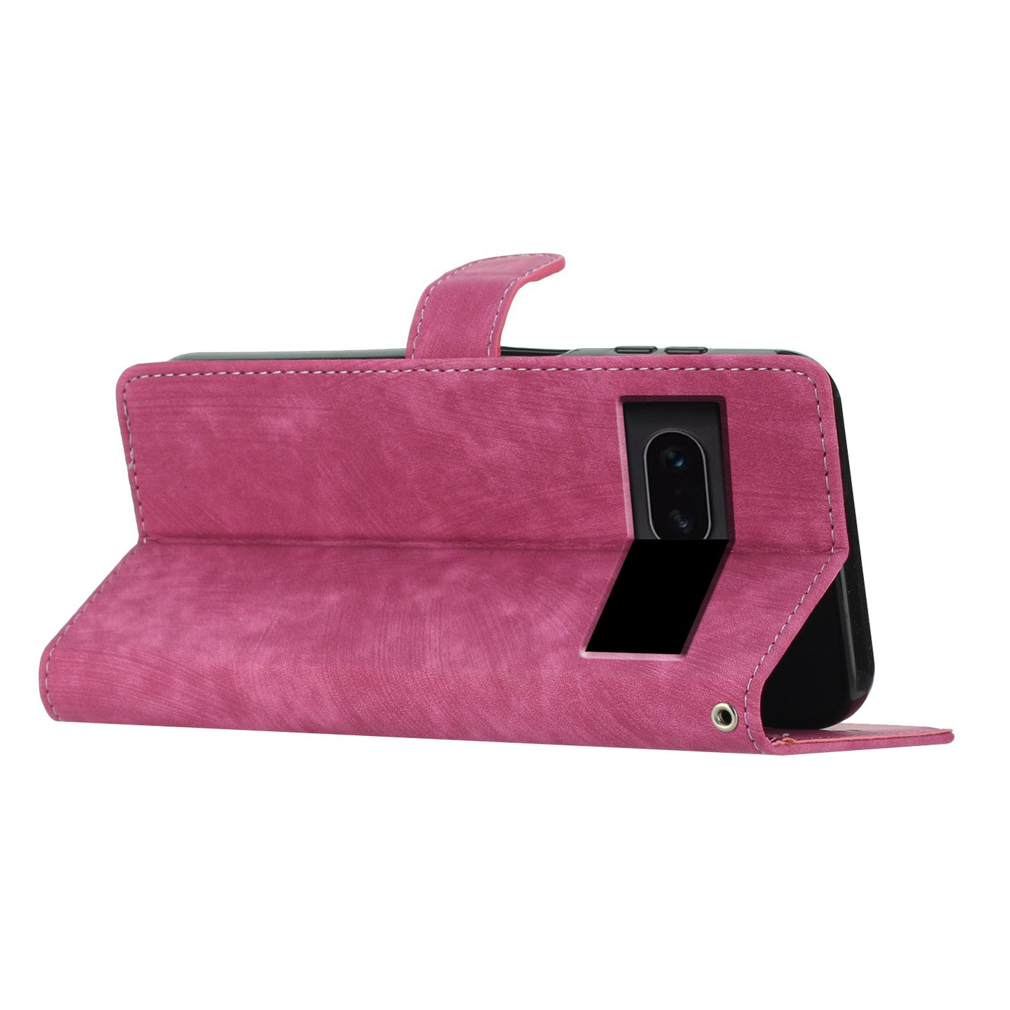 For Google Pixel 7 5G Phone Case Shockproof PU Leather Flip Cover Skin-Touch Wallet Phone Shell