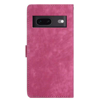 For Google Pixel 7 5G Phone Case Shockproof PU Leather Flip Cover Skin-Touch Wallet Phone Shell