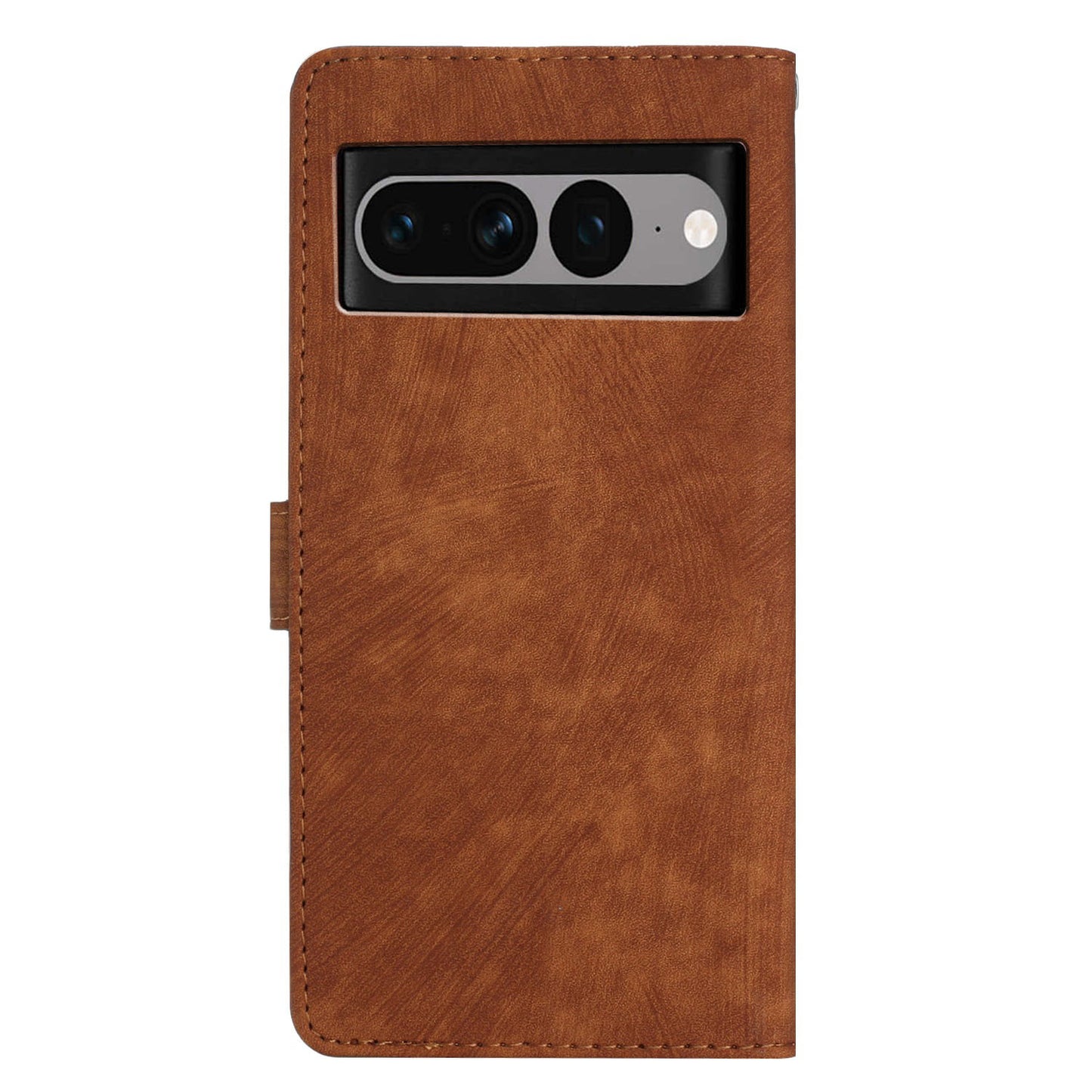 For Google Pixel 7 Pro 5G PU Leather+TPU Wallet Cover Skin-touch Stand Magnetic Phone Case